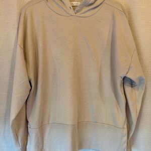 Beige Hooded Sweatshirt
